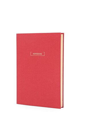 Vişne Kırmızısı Notebook Noktalı Defter 15 x 21 cm.