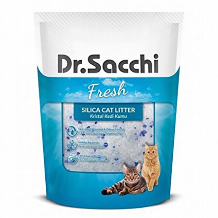 Dr.Sacchi Silica Kristal Kedi Kumu 6x3,2 Lt 