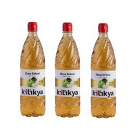 Kilikya Elma Sirkesi Pet 3 x 1 L