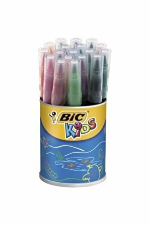 Bic Kids Visaquarelle Fırça Uçlu Keçeli Boya Kalemi 18 Renk
