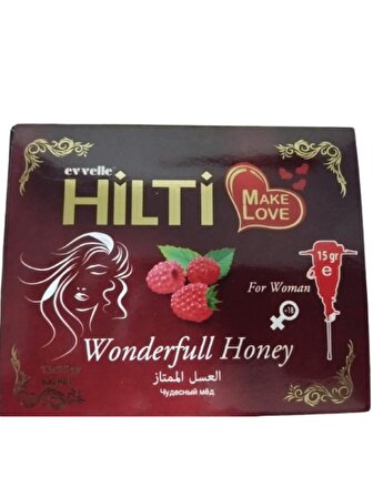 Wonderful Honey Hilti Make Love Kadınlar Için Vip Ballı Bitkisel Karışımlı Macun Enerji 12 adet