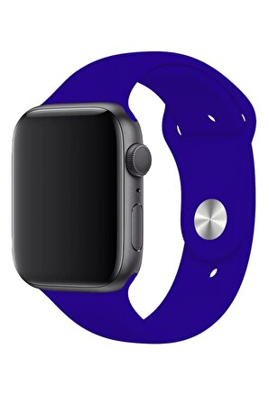 Megafox Apple Watch Seri 2/3/4/5/6/7/8/Se/Ultra Silikon Kordon Spor Bileklik 42-44-45-49 Mm Uyumlu 