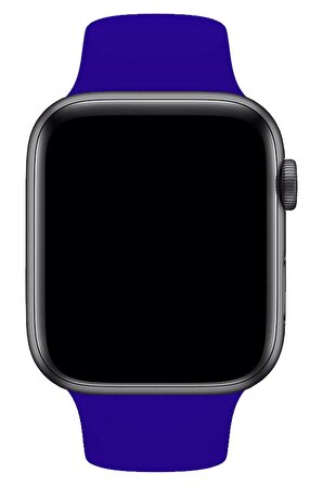 Megafox Apple Watch Seri 2/3/4/5/6/7/8/Se/Ultra Silikon Kordon Spor Bileklik 42-44-45-49 Mm Uyumlu 