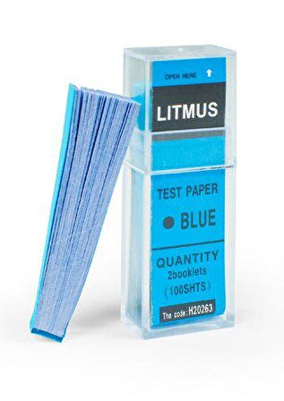 Turnusol Kağıdı Mavi 100 Test x 1 Kutu