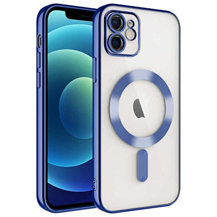 Gpack Apple iPhone 11 Uyumlu Kılıf Demre Renkli Silikon Magsafe Wireless Şarj Özellikli
