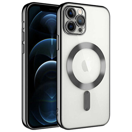 Gpack Apple iPhone 11 Pro Kılıf Demre Renkli Silikon Magsafe Wireless Şarj Özellikli