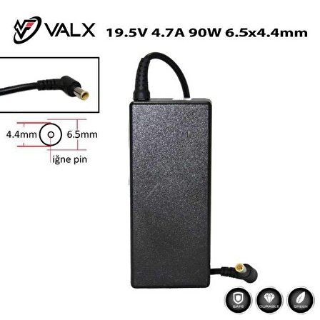 Valx LA-19564 19.5V 4.7A 90W 6.5x4.4 Laptop Adapt