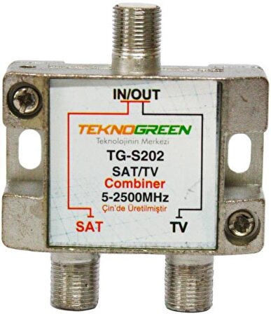 TeknoGreen 5 - 2500Mhz Tv & Sat Birleştirici
