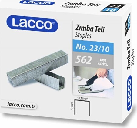 Lacco 23/10 Zımba Teli 1000'lik Paket 10 Kutu
