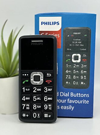 Philips CTS220 Tuşlu Cep Telefonu (İthalatçı Garantili) Siyah