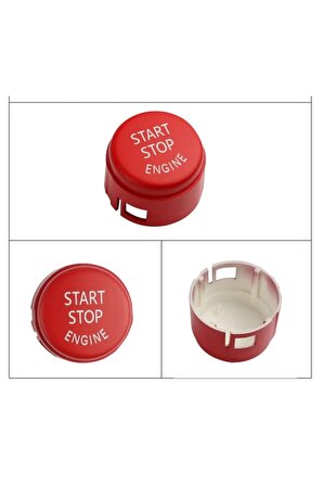 Bmw 5 F10 Start Stop Düğme Kırmızı  Uyumlu