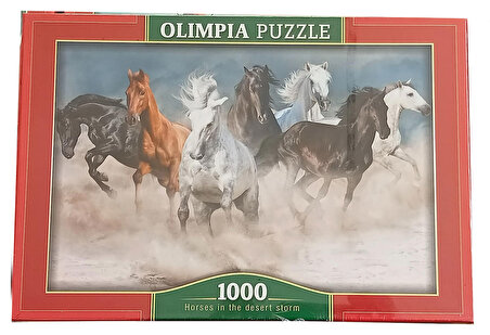 Olimpia Hayvanlar 1000 Parça Yetişkin Puzzle