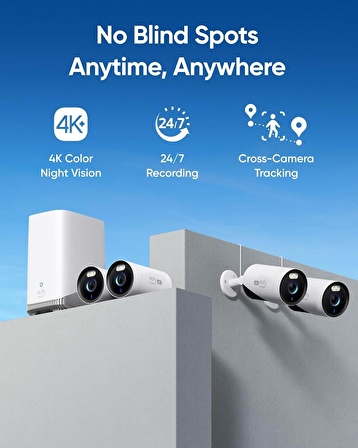 Eufy Security eufyCam E330 4K Güvenlik Kamerası 2'li