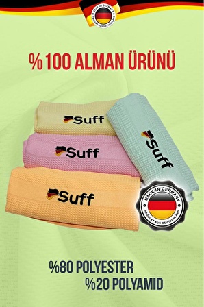 Suff Sihirli Mikrofiber Temizlik Bezi 4 Adet (4 ADET SİHİRLİ SÜNGER HEDİYE) Almanya'dan Ithal