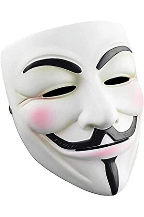 V For Vandetta, Wanted Vendetta Maske Yılbaşı Halloween Cadılar Günü Anonymous Maskesi