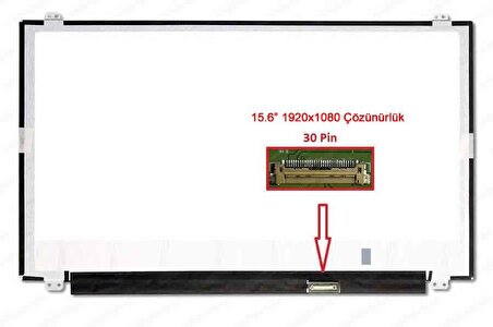 B156HTN03.8 15.6" Slim 30 Pin FHD Notebook LCD Ekran Panel
