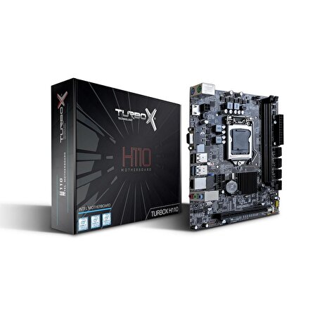 Turbox R H110 Intel H110 LGA 1151 DDR4 2133 Mhz Masaüstü Anakart