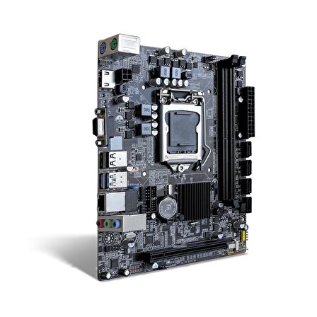 Turbox R H110 Intel H110 LGA 1151 DDR4 2133 Mhz Masaüstü Anakart