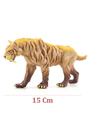 Jurasic Clash Dino Encounter SaberTooth Tiger Figür 15 Cm