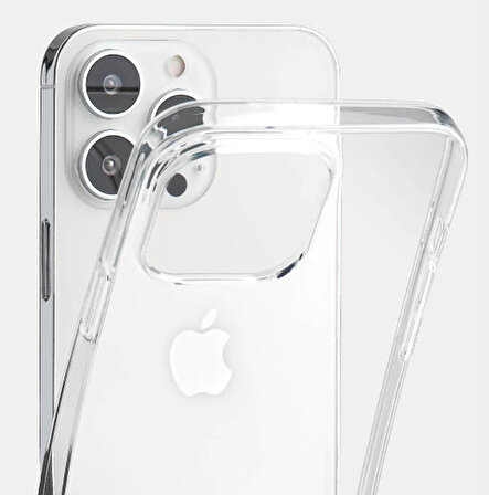 Apple İphone 15 Şeffaf Kılıf Kamera Ve Ekran Çıkıntılı Tam Koruma