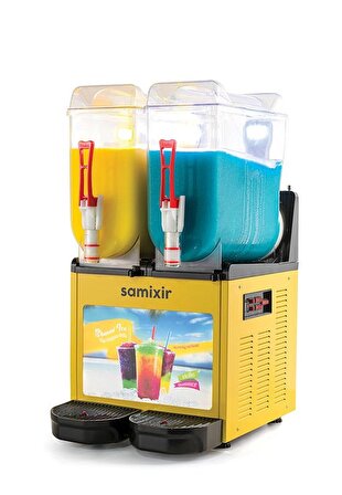 SAMIXIR Slush Twin Allure Meyve Suyu Dispenseri 12 L + 12 L SLUSH24.YA