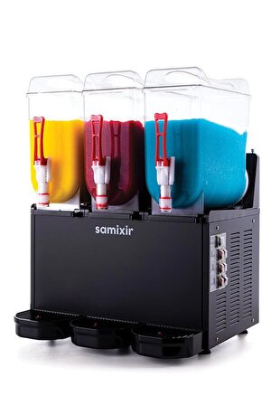 SAMIXIR Slush Triple Meyve Suyu Dispenseri 12 L + 12 L + 12 L SLUSH36.B