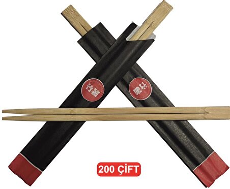 Bambu Çin Çubuğu Chopsticks 200 Çift