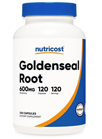 Nutricost Goldenseal Root 600mg, 120 Kapsül