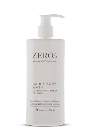 ZERO /o Hair & Body Wash 285 Ml 9,6 Fl Oz 