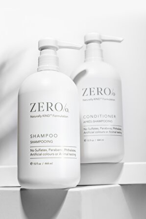 Zero/o Naturally Kind Shampoo 443 ML + Conditioner 443 ML