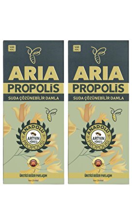 2 Adet ARIA Propolis Damla (%12) 20ml