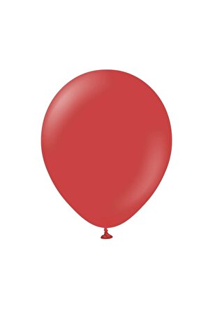 12 inç Deep Red renk 50 Li Pastel Dekorasyon Balonu