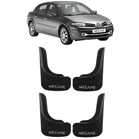 Renault Megane 2 2002-2009 Uyumlu 4 lü Ön-Arka Paçalık Tozluk Çamurluk REN1UX008YD