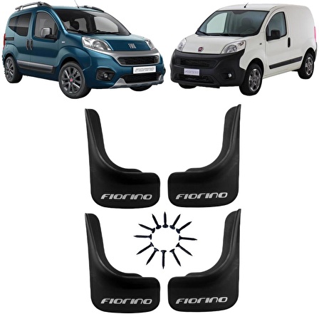 Fiat Fiorino Uyumlu 4 lü Ön-Arka Paçalık Tozluk Çamurluk U1FIOX002YD