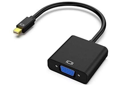 Mini DP (Thunderbolt) to VGA Adaptörü Görüntü Aktarma