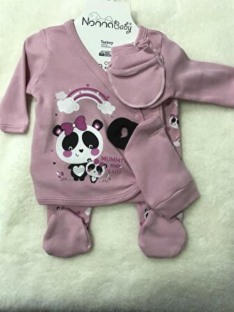 Nonna Baby Hastane Çıkışı 5li Baby Panda Pembe