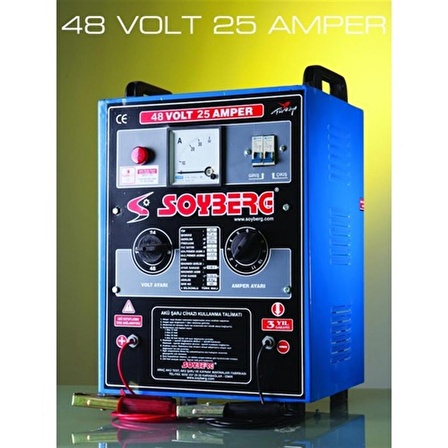 Soyberg 425 Akü Şarj Cihazı 48 Volt 25 Amper