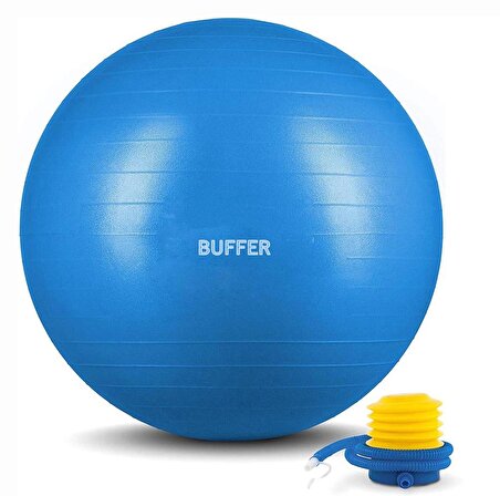 Buffer Dayanıklı Yüksek Kalite Fitilli Pilates Topu Ve Pompa Seti Denge,aerobik,yoga,fitness Topu