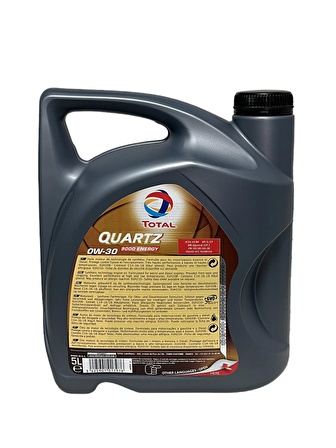 Total Quartz 9000 Energy 0W-30 Tam Sentetik Motor Yağı 5 Litre