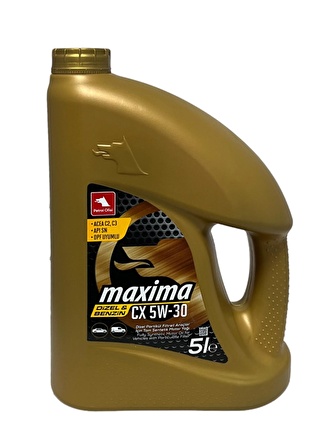 Petrol Ofisi Maxima Cx 5W-30 Tam Sentetik Motor Yağı 5 Litre