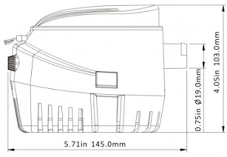 Tooflo Otomatik Sintine Pompası 750 GL 12V