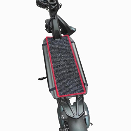 Elektrikli scooter aksesuar koruyucu paspas Sway 2000W YB-F3 Fırtına Kırmızı kenar düz sade