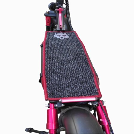 elektrikli scooter aksesuar koruyucu paspas Citycoco T4  uyumlu gri kurt armalı