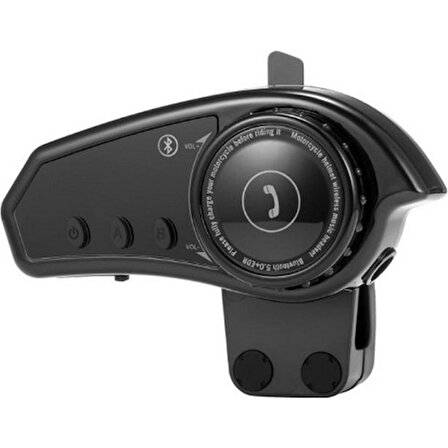 Bt35 Kask Kulaklık Bluetooth 5.0 Motosiklet Interkom Su Geçirmez Kablosuz Kulaklık 