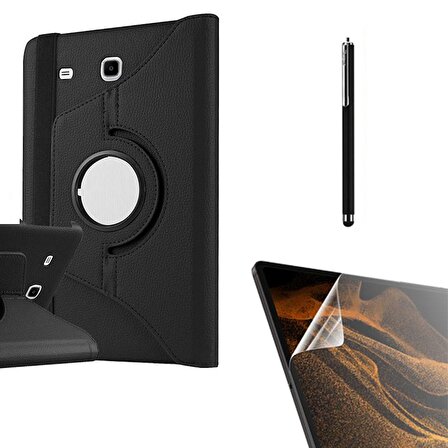 Gpack Samsung Galaxy Tab E T560 9.6 Kılıf Kapaklı Standlı 360 Dönebilen Koruma dn22  Nano  Kalem
