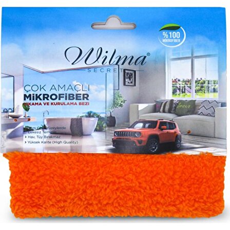 Wilma Secret Mikrofiber Pasta Cila Bezi 40 x 40 cm Turuncu