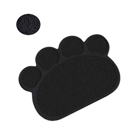 Pati Kedi Paspası Siyah 60x45 cm