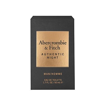 Abercrombie & Fitch Authentic Night Edt. 50ml.Vp.Man- Homme- Erkek