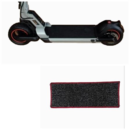 Elektrikli scooter aksesuar Hifree G1 uyumlu Paspas (koruyucu) kırmızı kenar düz model