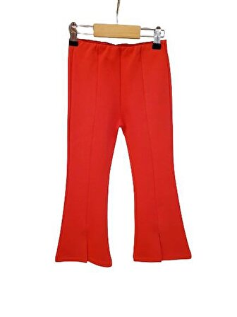 Kırmızı Çocuk Tayt Pantolon